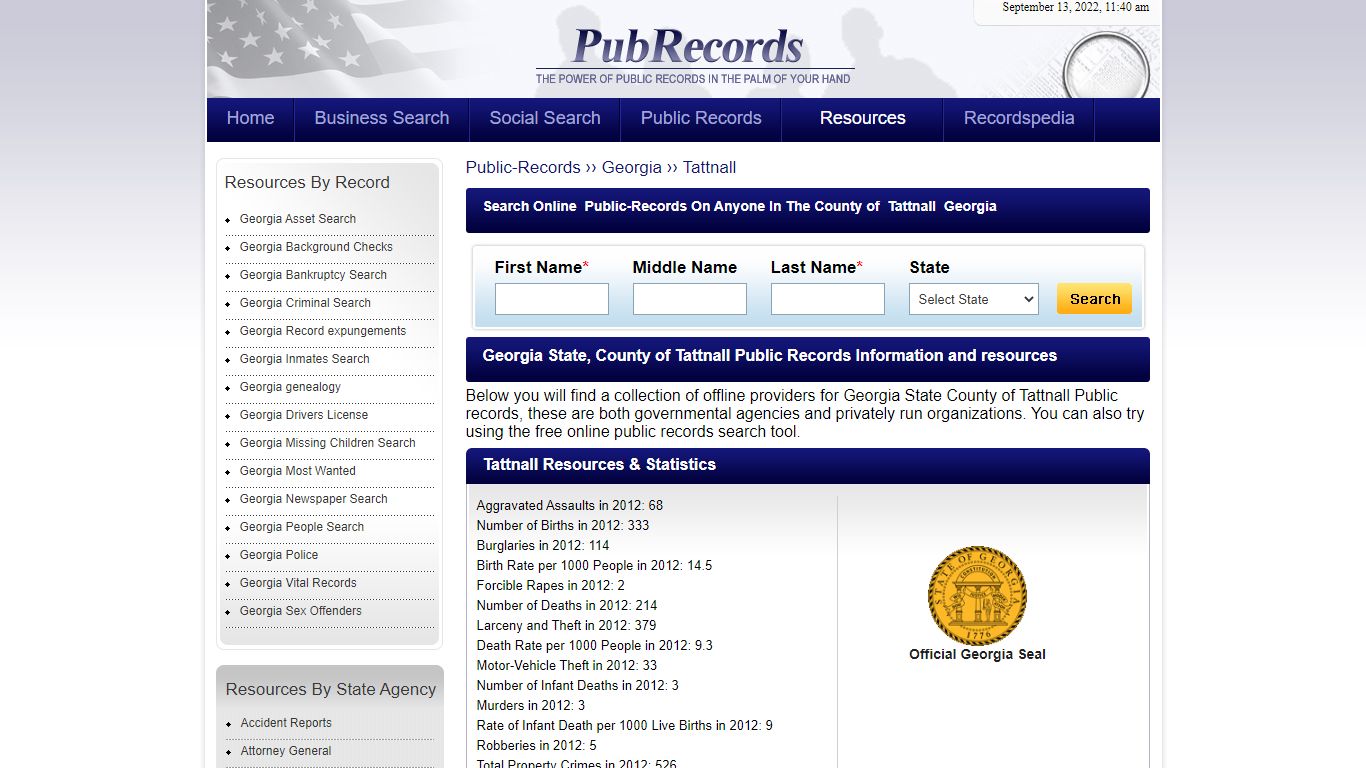 Tattnall County, Georgia Public Records