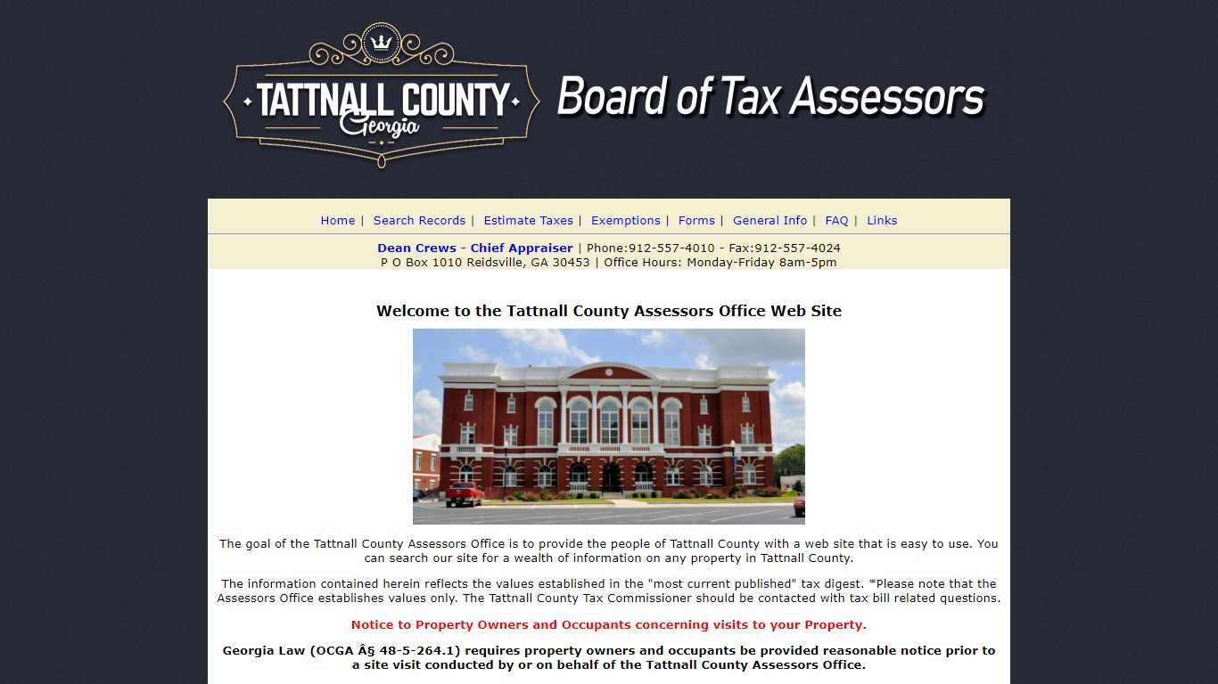 Tattnall County Tax Assessor's Office - Schneider Geospatial